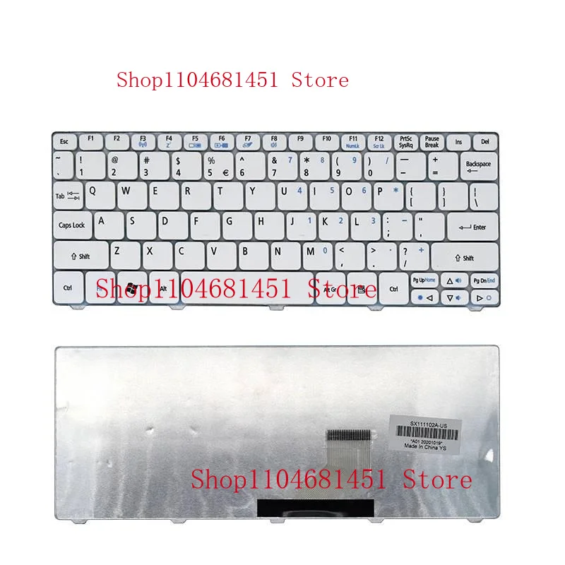 Фото Новая клавиатура для ноутбука ACER D257-N57cbb 521 D271 ZE7 ZE6 AO532h PAV70 EM350 D270 №2