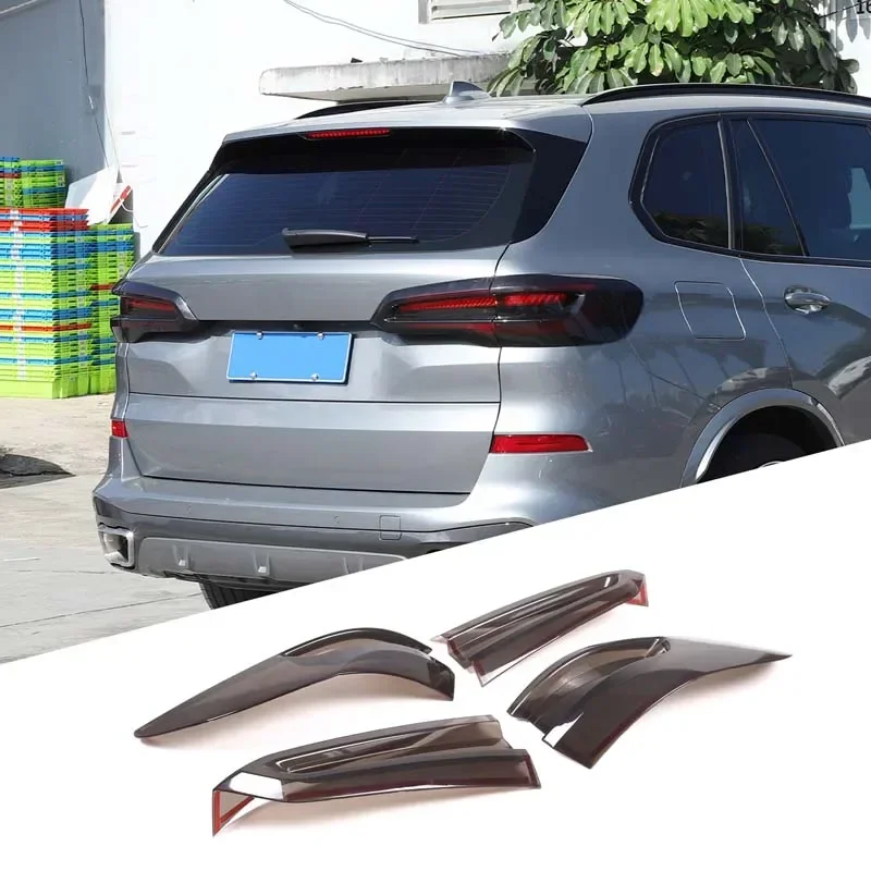 Для BMW X5 G05 2019-2022 ABS черный автомобильный задний фонарь корпус задний фонарь накладка наклейка автомобильные аксессуары