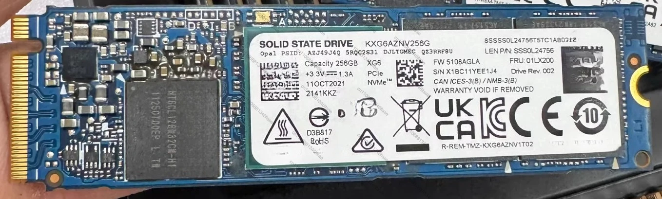 1 шт. xg6 256G nvme с независимым интерфейсом M.2 2280, спецификация pcie3.0 × 4, универсальный твердотельный накопитель