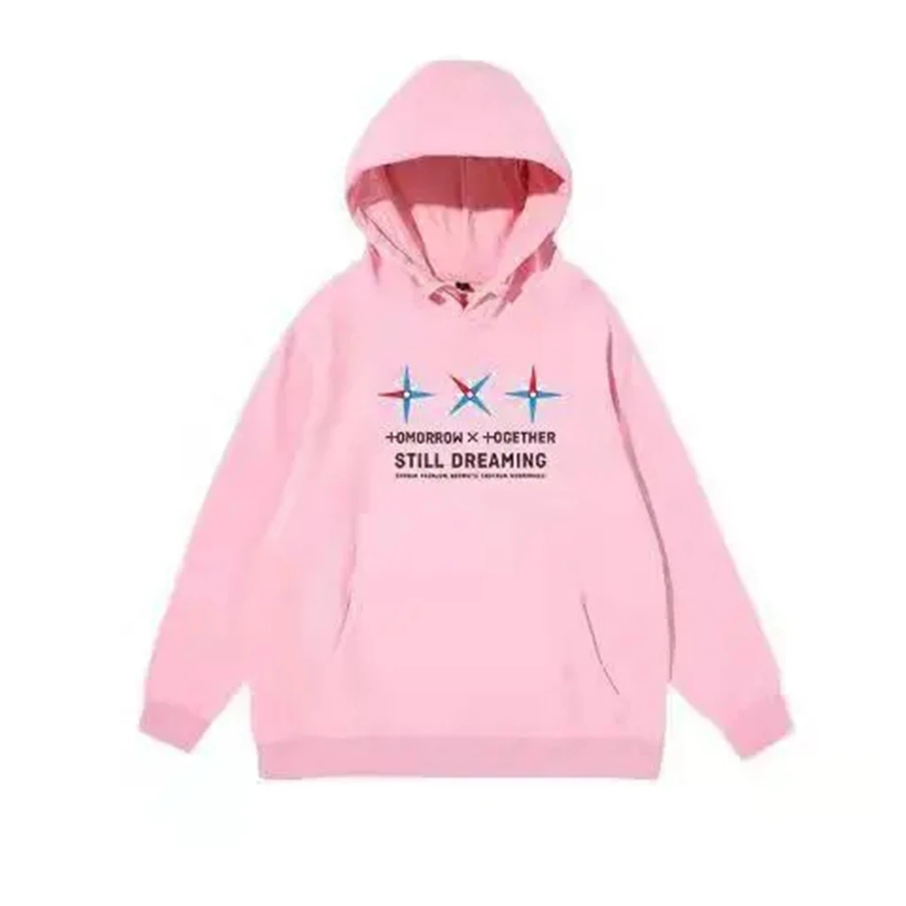 Черная толстовка с капюшоном kpop txt2024, худи с надписью «все еще мечты», женская и мужская осенняя толстовка tian guozheng, пуловер с капюшоном, одежда для фанатов Kpop (art.: 3920c88951586) - 3920c88951586