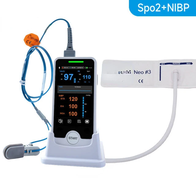 Ветеринарный сенсорный экран для животных SPO2 NIBP PR Pet Clinic Vit,al Sig,ns пациент Mon,itor