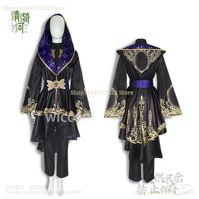 Аниме Twisted Wonderland костюмы для косплея, униформа, брюки, головные уборы для загадки, черный нарядный плащ, Хэллоуин, Рождество, индивидуальный заказ