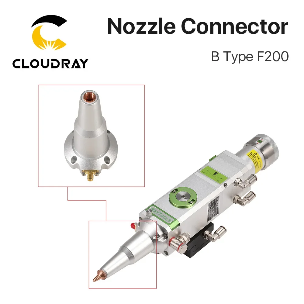 Фото Разъем для оптоволоконного лазерного сопла Cloudray 3D Type B для лазерной головки BM109 №4
