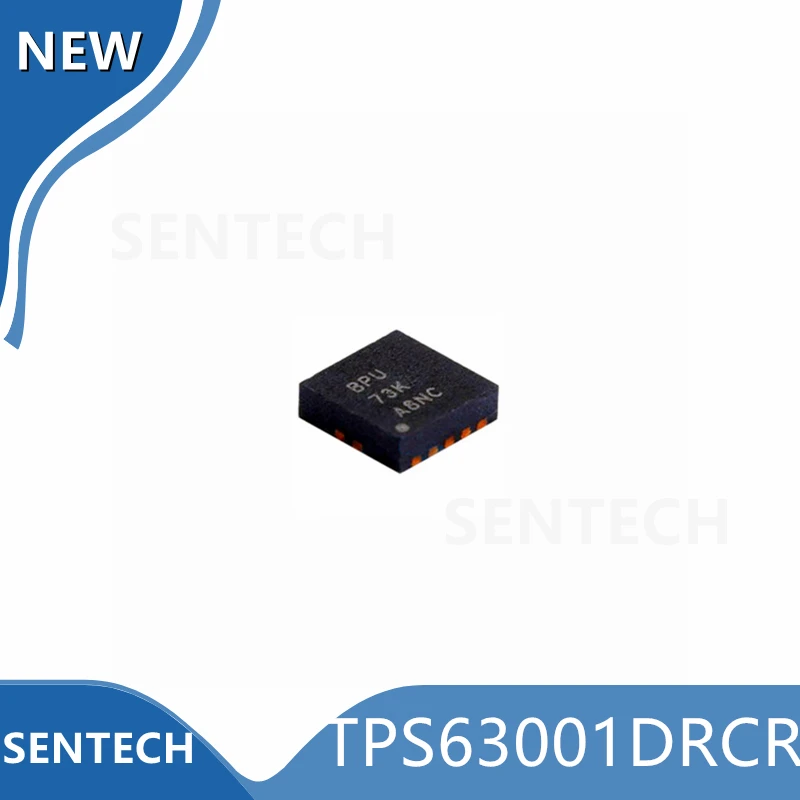 10 шт., новый оригинальный TPS63001DRCR VSON-10(BPU), повышающее и понижающее давление, DC-DC power chip