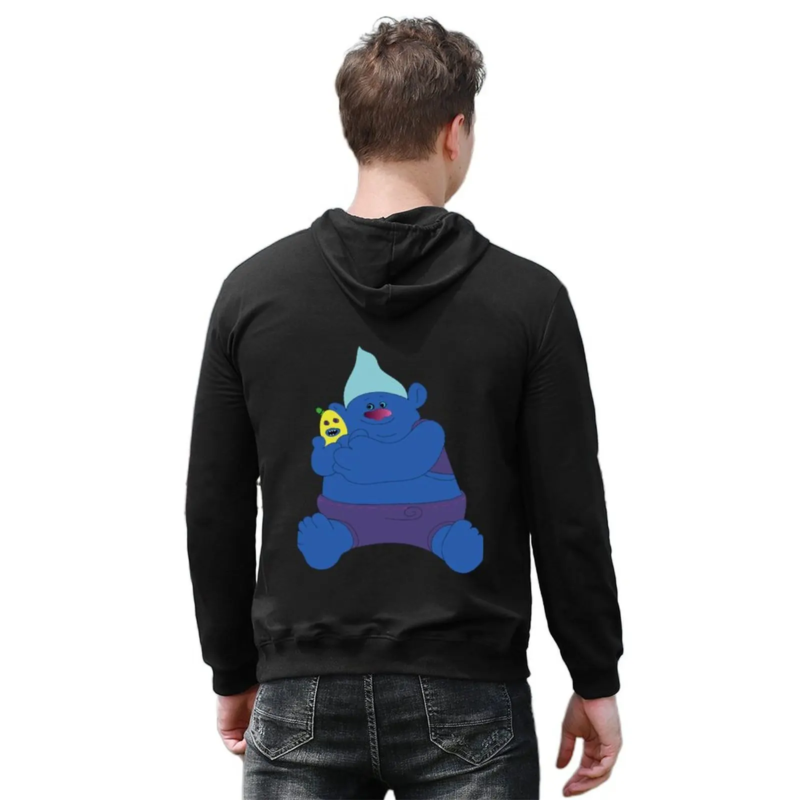 Толстовка Biggie from Trolls and Dreamworks, одежда в корейском стиле, одежда в стиле аниме, эстетичная одежда, мужская одежда, японская толстовка (art.: 3920d223c4b5d) - 3920d223c4b5d