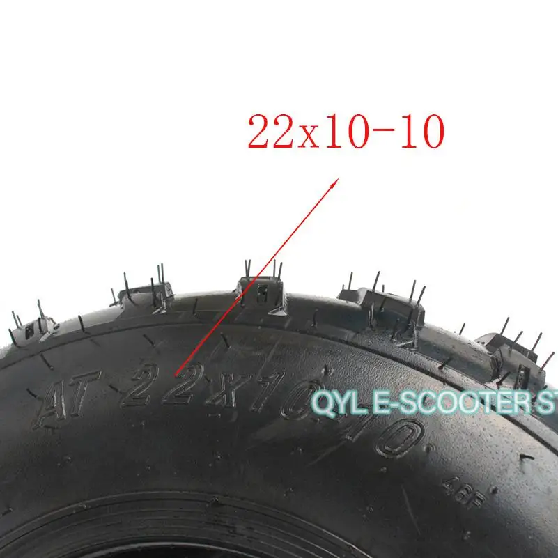 Фото ATV 22X10-10 6PR Вакуумная шина 255/60-10 дюймов Бескамерная шина для картинга UTV Багги Гольф-кара Квадроцикл 10-дюймовые детали внедорожных колес №5