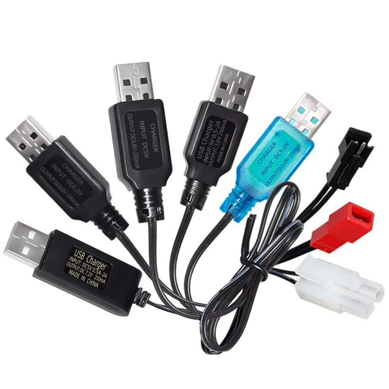 3,6 В 4,8 В 6 В 7,2 В NiMH аккумулятор USB зарядное устройство для радиоуправляемых трюковых автомобилей Радиоуправляемые грузовики Радиоуправляемые лодки/R/C Танк игрушки с дистанционным управлением автомобиля