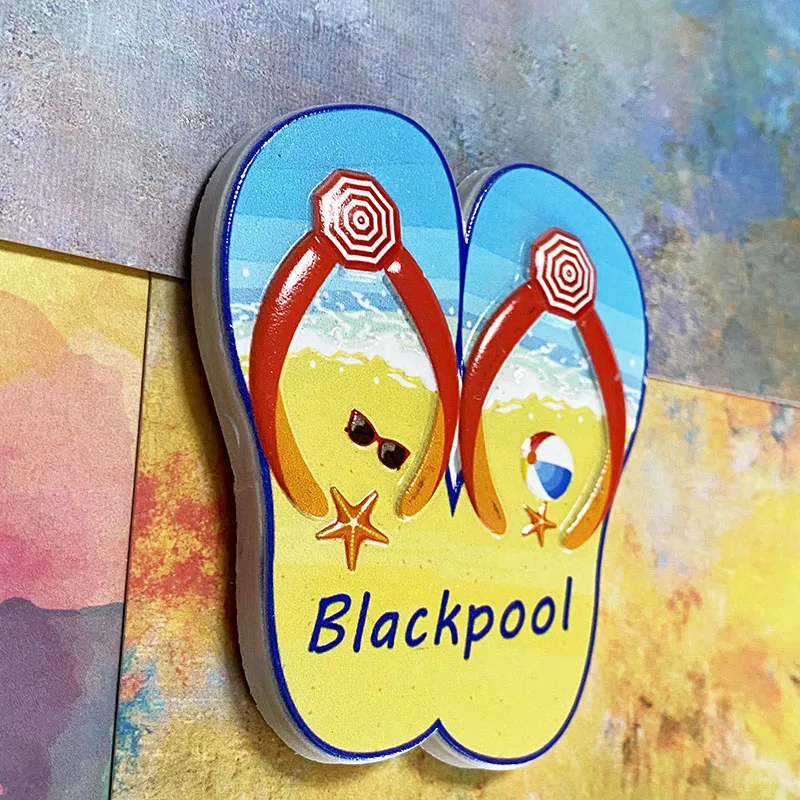 Фото Туристические сувениры Blackpool 3D на магнитах на холодильник, магнитные украшения на холодильник, коллекция декоративно-прикладного искусства, подарки №2