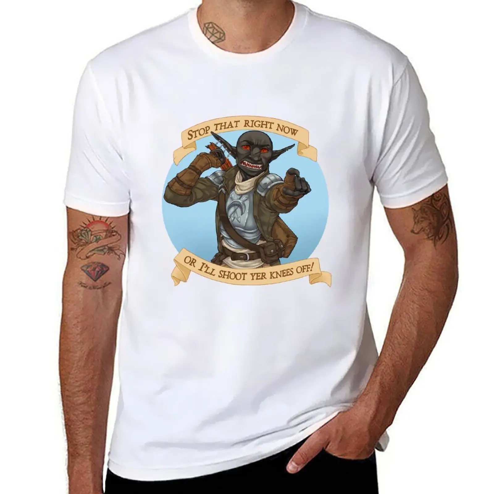 Grizzop Drik Viss Amsterdam - Rusty Quill Gaming T-Shirt мужская футболка дизайнерские футболки хлопок 100% футболка