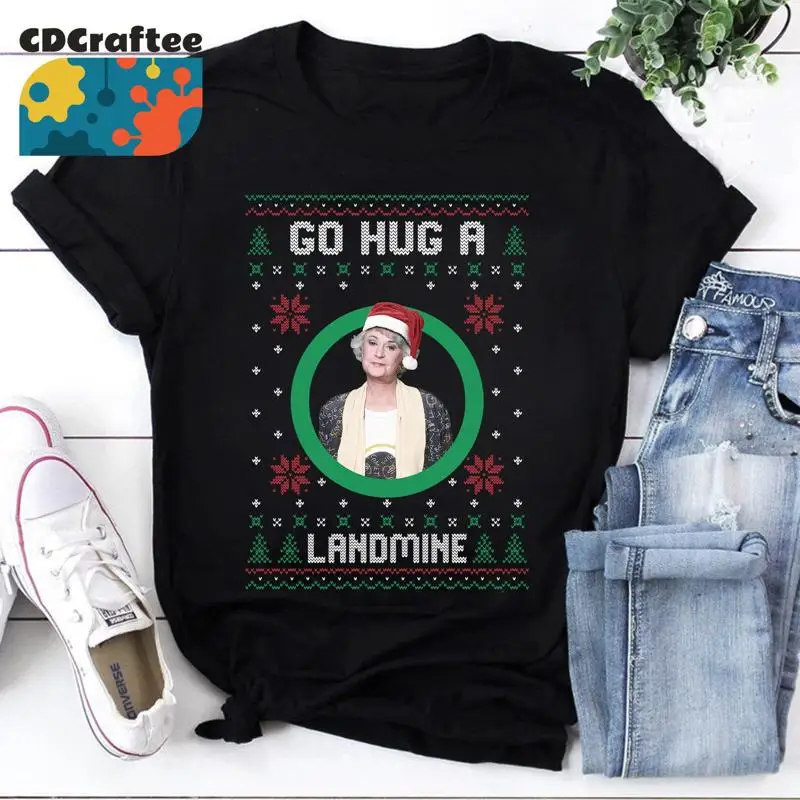 Футболка Go Hug A Landmine The Golden Girls Blanche Devereaux Vintage