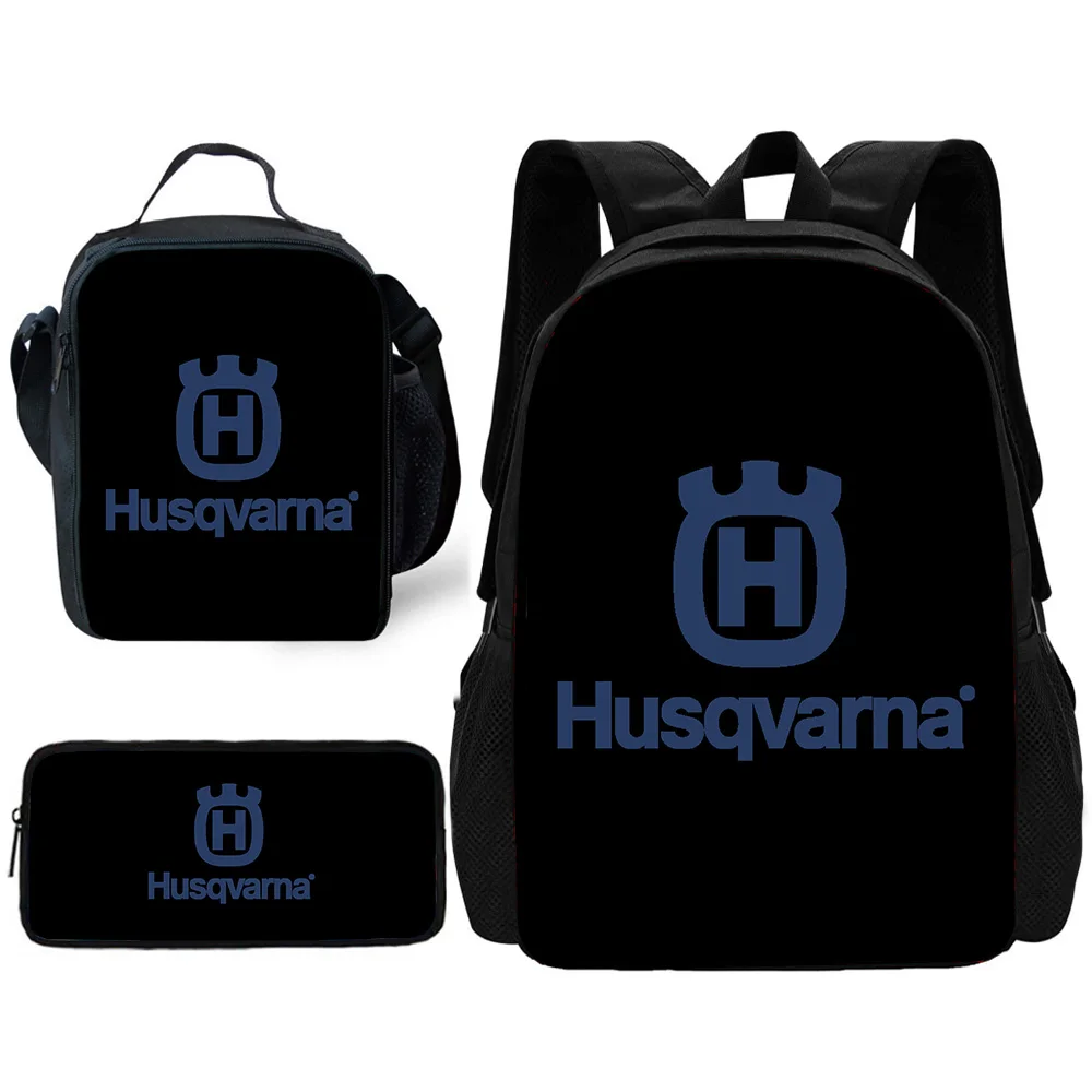 Детский школьный рюкзак с модными крутыми сумками для обеда H-husqvarnas, сумками-карандашами, школьными сумками для мальчиков и девочек, лучший подарок