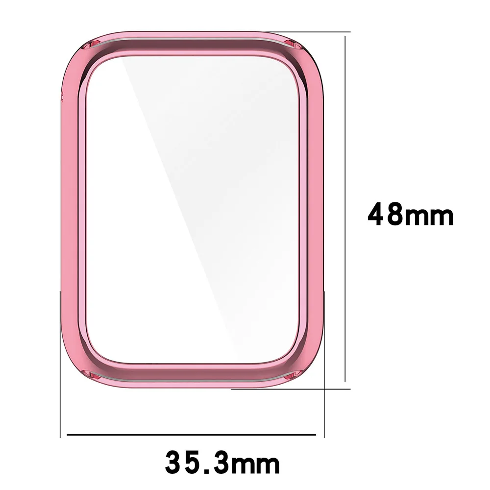 Полноэкранная защита для Xiaomi Mi Band 8 Pro, гальванический защитный чехол из ТПУ, защитный чехол, бампер (art.: 3920c33087bf7) - 3920c33087bf7