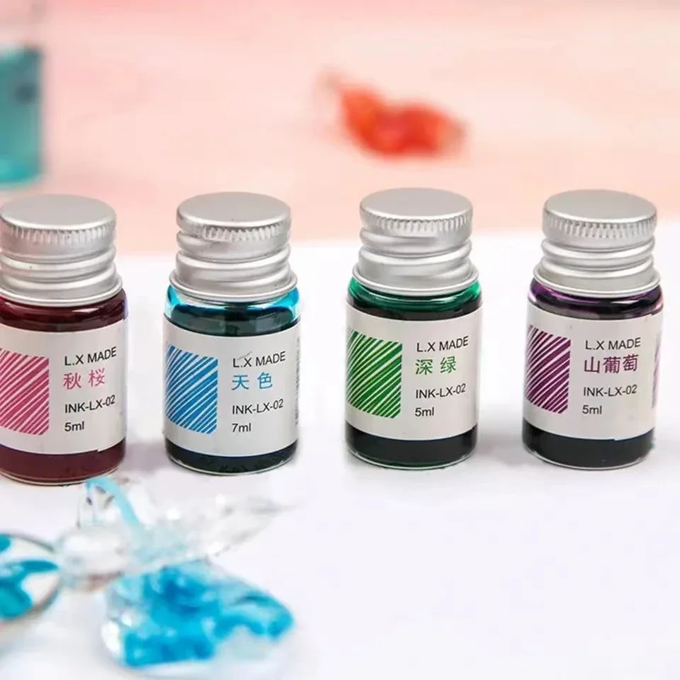 Набор водяных ручек Flower Series из хрустального стекла с четырьмя цветными чернилами, подарочный набор для студентов с высоким внешним видом (art.: 3920cdc49fc42) - 3920cdc49fc42