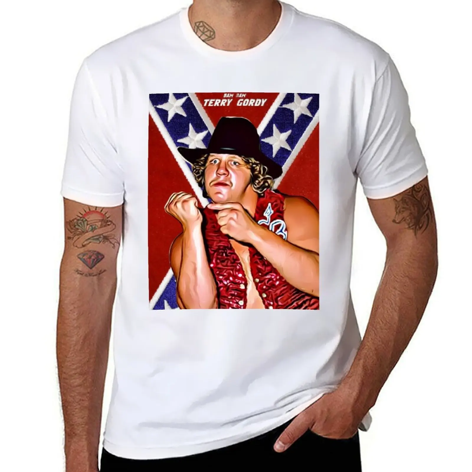Футболка Terry Bam Gordy, мужские футболки с рисунком, мужские футболки для мужчин, футболка