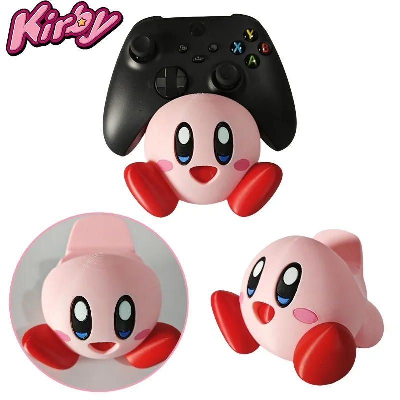 Кронштейн с мультяшной ручкой Kirby для PS5, кронштейн для геймпада Nintendo, аксессуары для игровой консоли, креативные украшения для рабочего стола