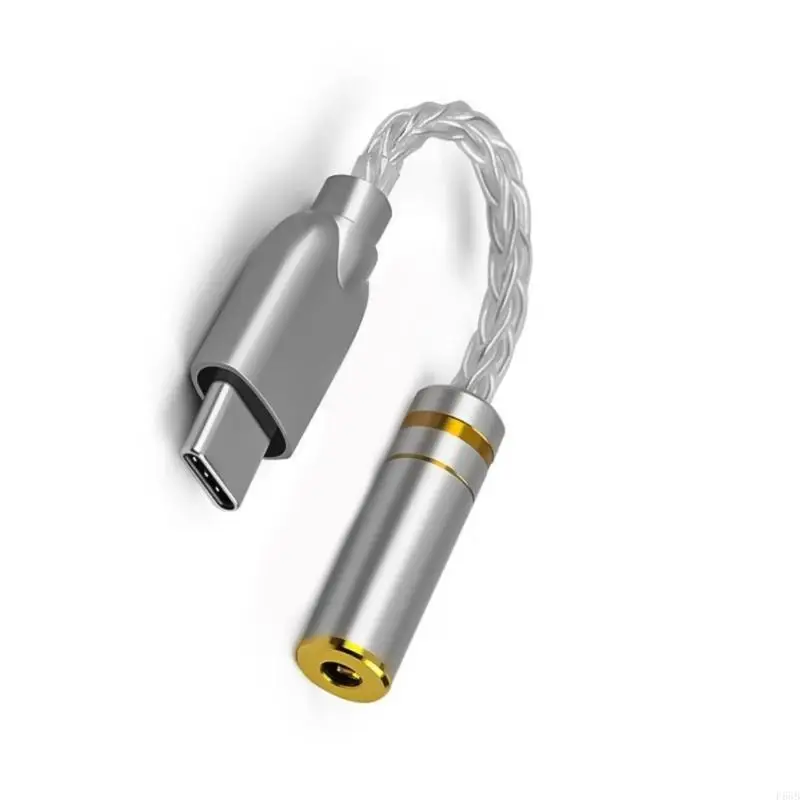 F68B USB C до 3,5 мм/2,5 мм/4,4 мм типа C Стерео -адаптер наушников C