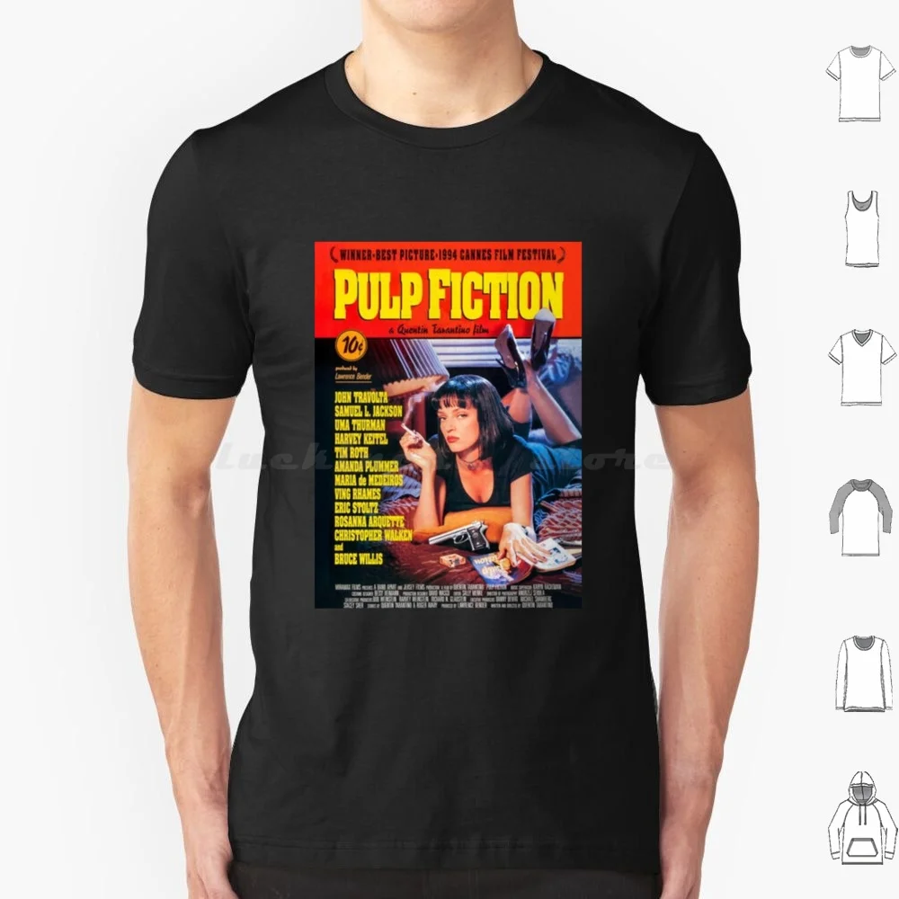 Футболка из фильма The Pulp для мужчин и женщин, хлопковая тенниска с принтом «сделай сам», старые Гангстерские винтажные фильмы, старые классические Гангстерские фильмы, старые винтажные Гангстерские фильмы