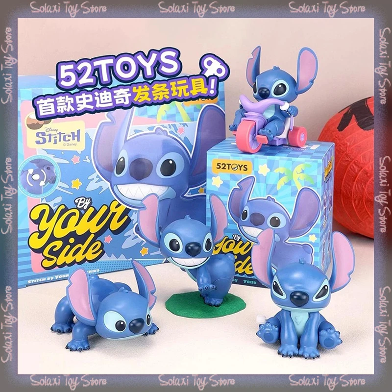 Подлинная оригинальная слепая коробка Disney Stitch By Your Side, подвижная игрушка Kawaii, фигурка куклы, модный игровой подарок, подарок-сюрприз