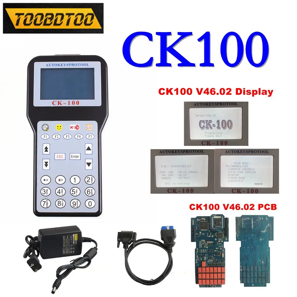 Автоматический программатор ключей с 1024 жетонами CK100 V46.02 V99.99 CK-100 Поддержка многоязычного транспондера Обновление автомобильных ключей SBB