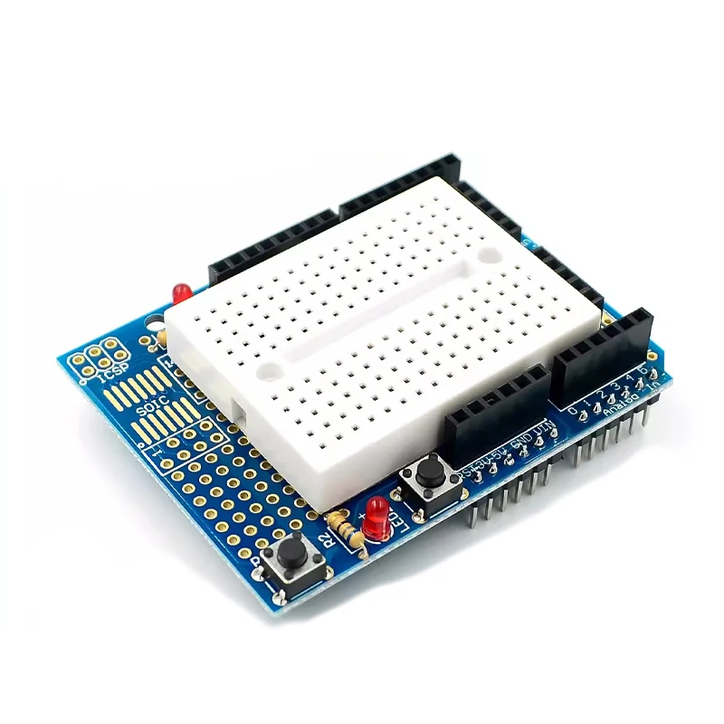 Плата расширения для прототипа UNO Proto Shield с магнитной мини-макетной платой