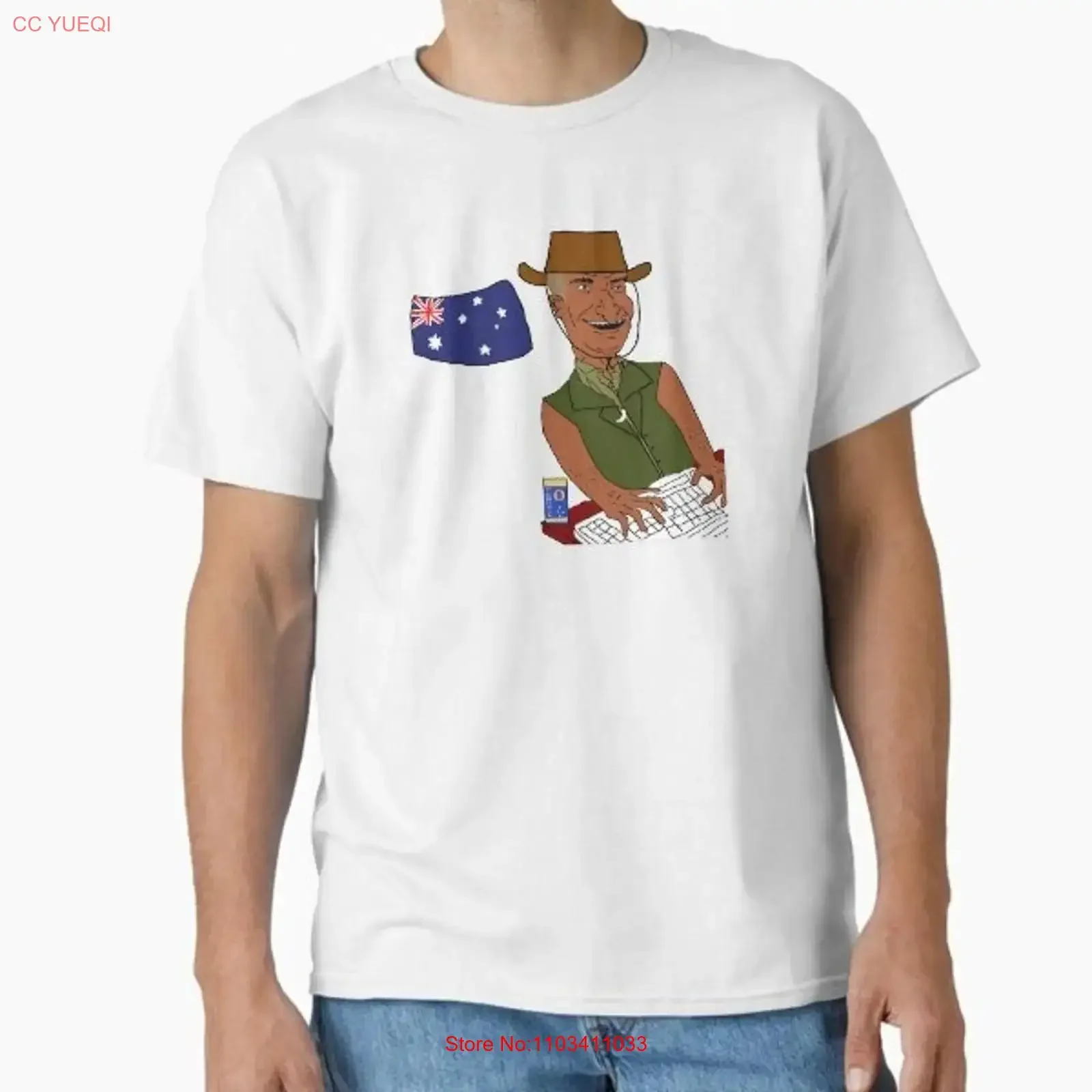 Классическая футболка Australian Shitposter, сделанная в США, AUS, размер S 2XL, винтажный стираный топ для повседневной носки, уличная одежда, стильная повседневная одежда