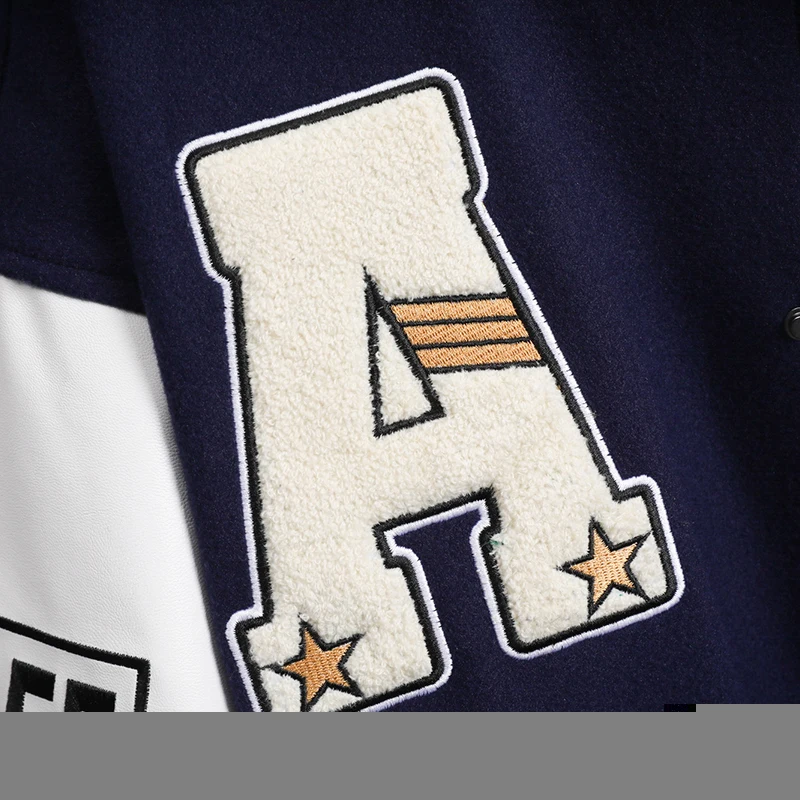 Модная повседневная одежда для пар, Куртка Varsity, бейсбольная форма, куртка-бомбер для мужчин, повседневные бейсбольные куртки в стиле хип-хоп (art.: 3920c0aadfc53) - 3920c0aadfc53