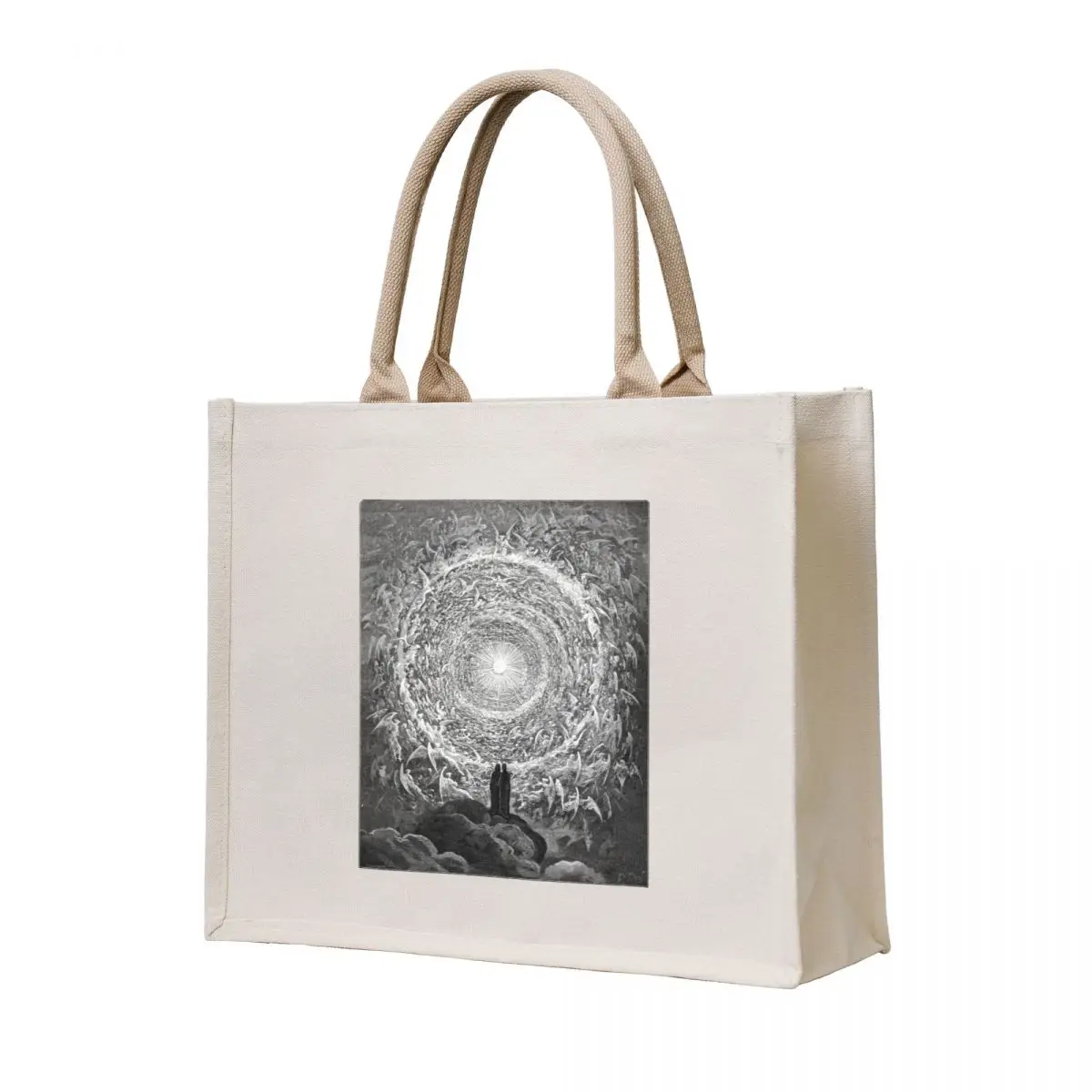 Густав Доре. Имперейский. Paradiso Canto 31. Dante Alighieri The Divine Comedy Tote Bag Большая сумка-шоппер женская сумка