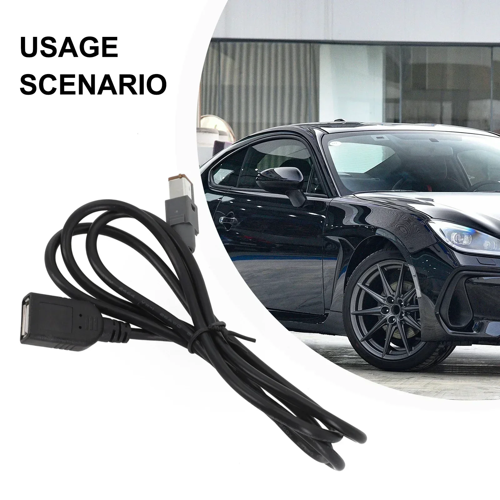 Автомобильный USB-кабель 100 см — для Outback для Legac-y для Forest-Man для Suzuki USB-кабель Автомобильный Aux аудио вход Медиа-кабель для передачи данных