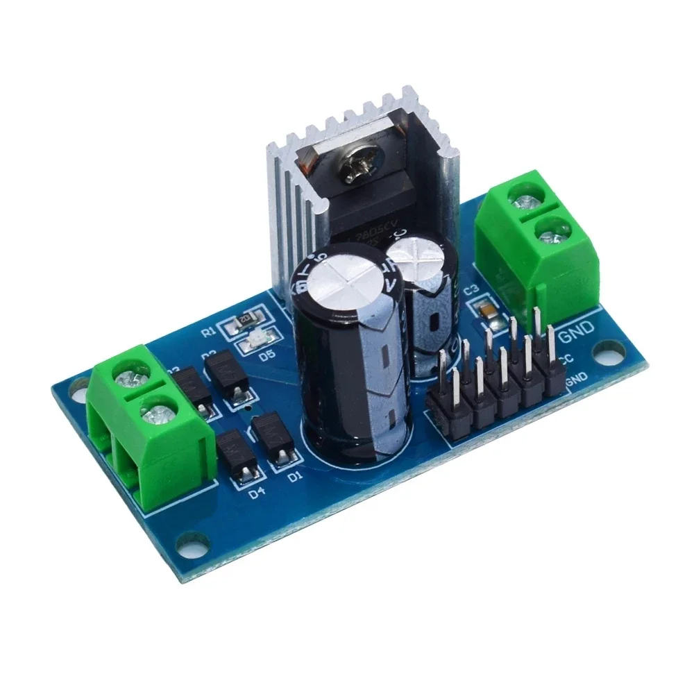 Фото LM7805 LM7806 LM7809 LM7812 Трехконтактный регулятор напряжения постоянного/переменного тока Модуль питания 5 В 6 В 9 В 12 В Выход Макс. 1,2 А №3