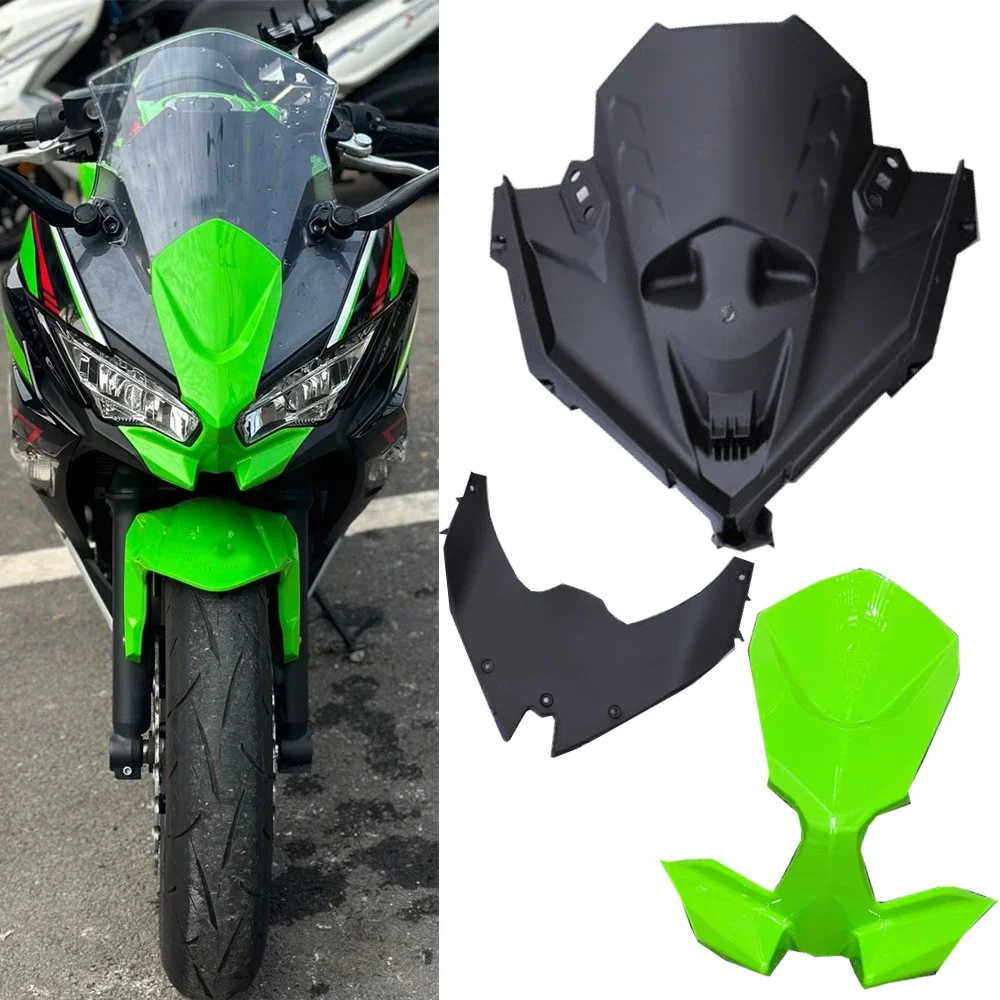 Верхняя накладка на нос для Kawasaki Ninja 650, накладка на переднюю фару, запчасти для двигателя 650R 2020 2021 2022 2023 2024