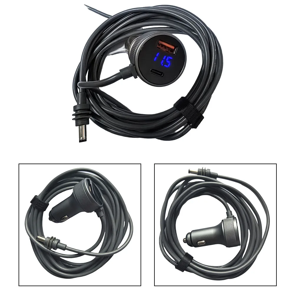 Фото 300 см для Starlink для Mini Dual USB автомобильное зарядное устройство 12 В-24 В автомобильный прикуриватель соединительный кабель PD быстрая зарядка №3