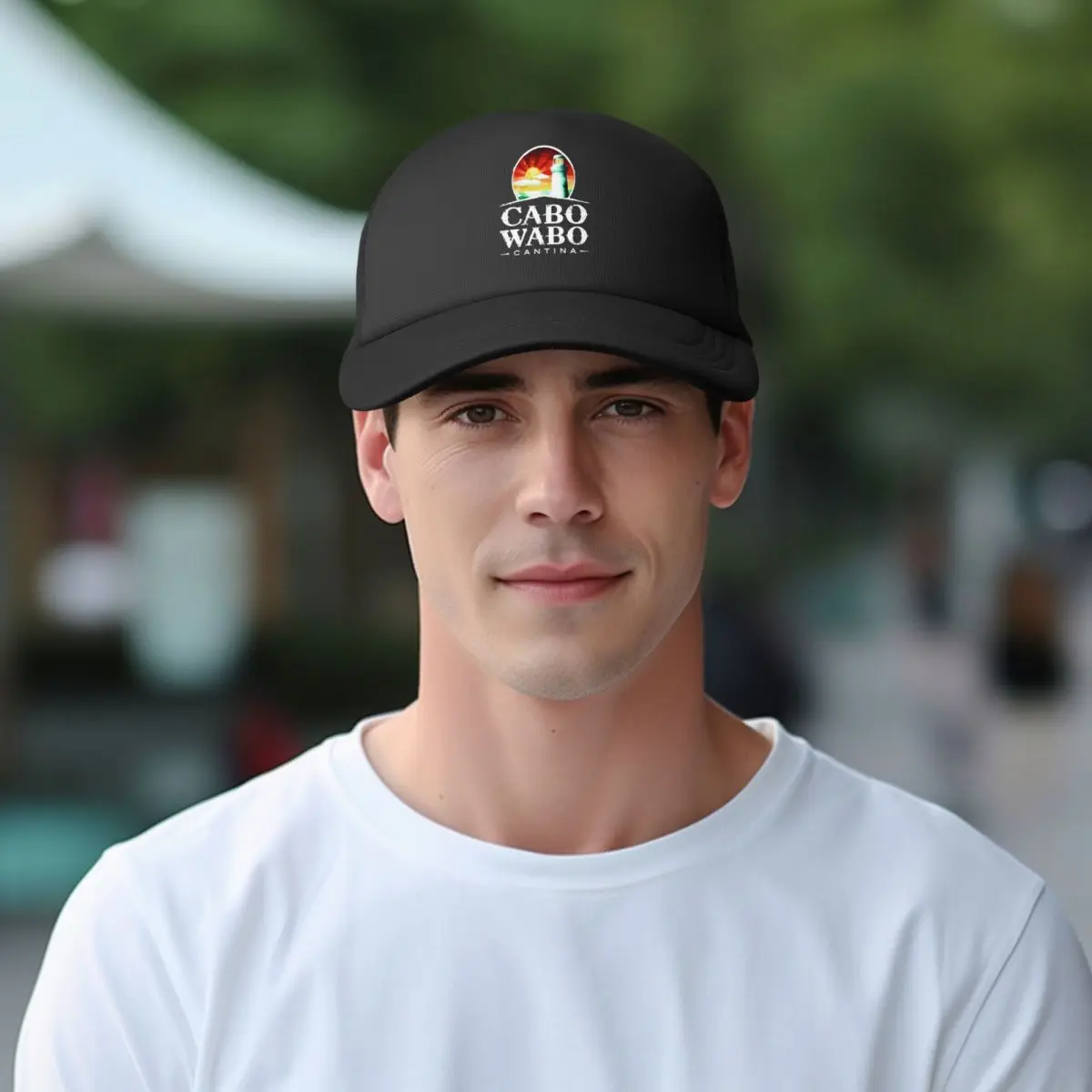 Фото Бейсболка Cabo Wabo Racerback, Бейсболка унисекс, Снэпбэк Кепка из дышащей сетки №5