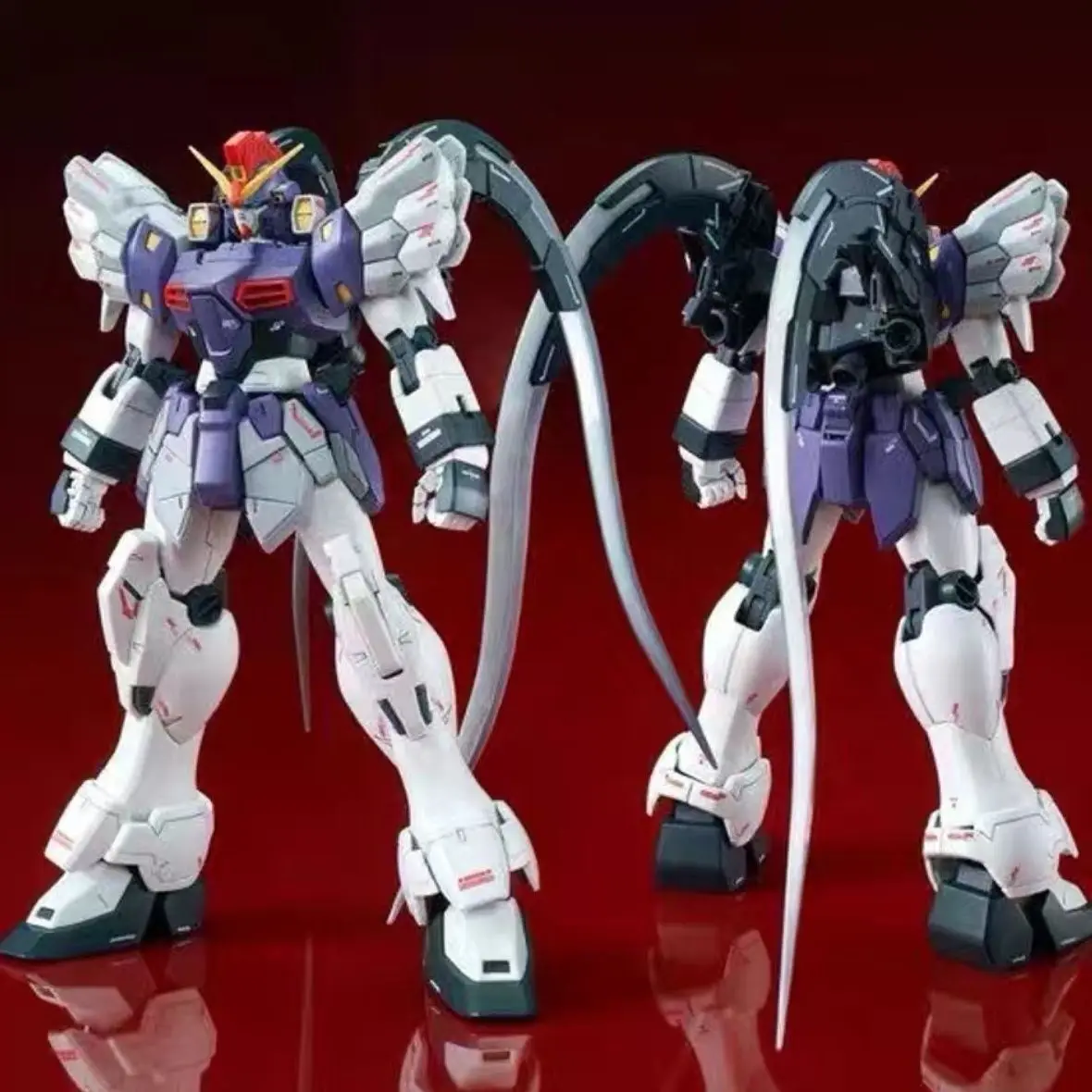 Фото Bandai Gunpla Mg 1/100 Xxxg-01Sr2 Gundam Sandrock пользовательская новая Сборная модель Высококачественный коллекционный робот наборы модели детский подарок №5