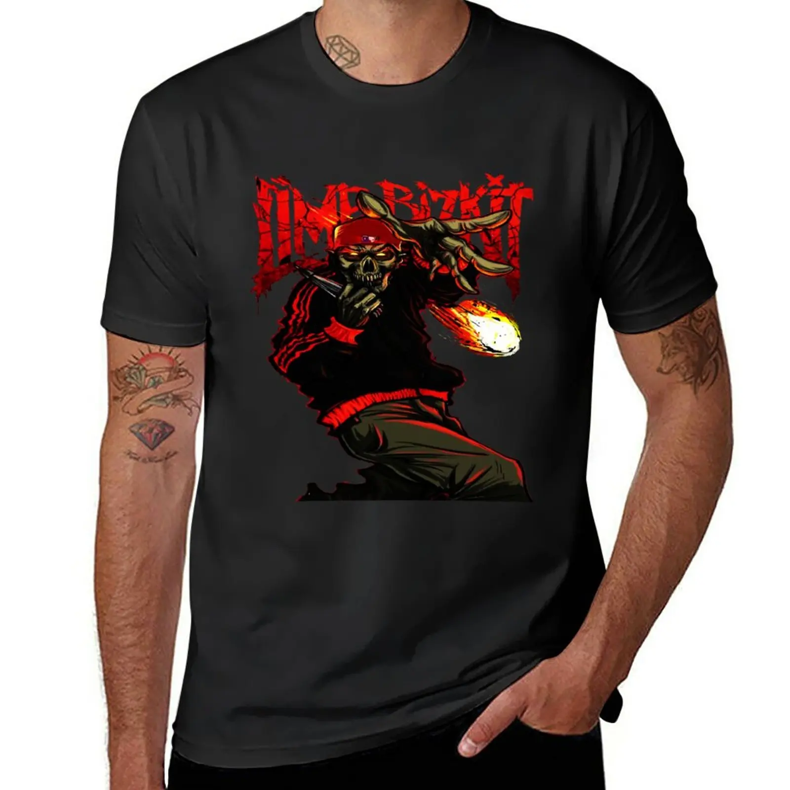 Новая дизайнерская футболка limp bizkit, Женская винтажная одежда, аниме одежда, мужские футболки