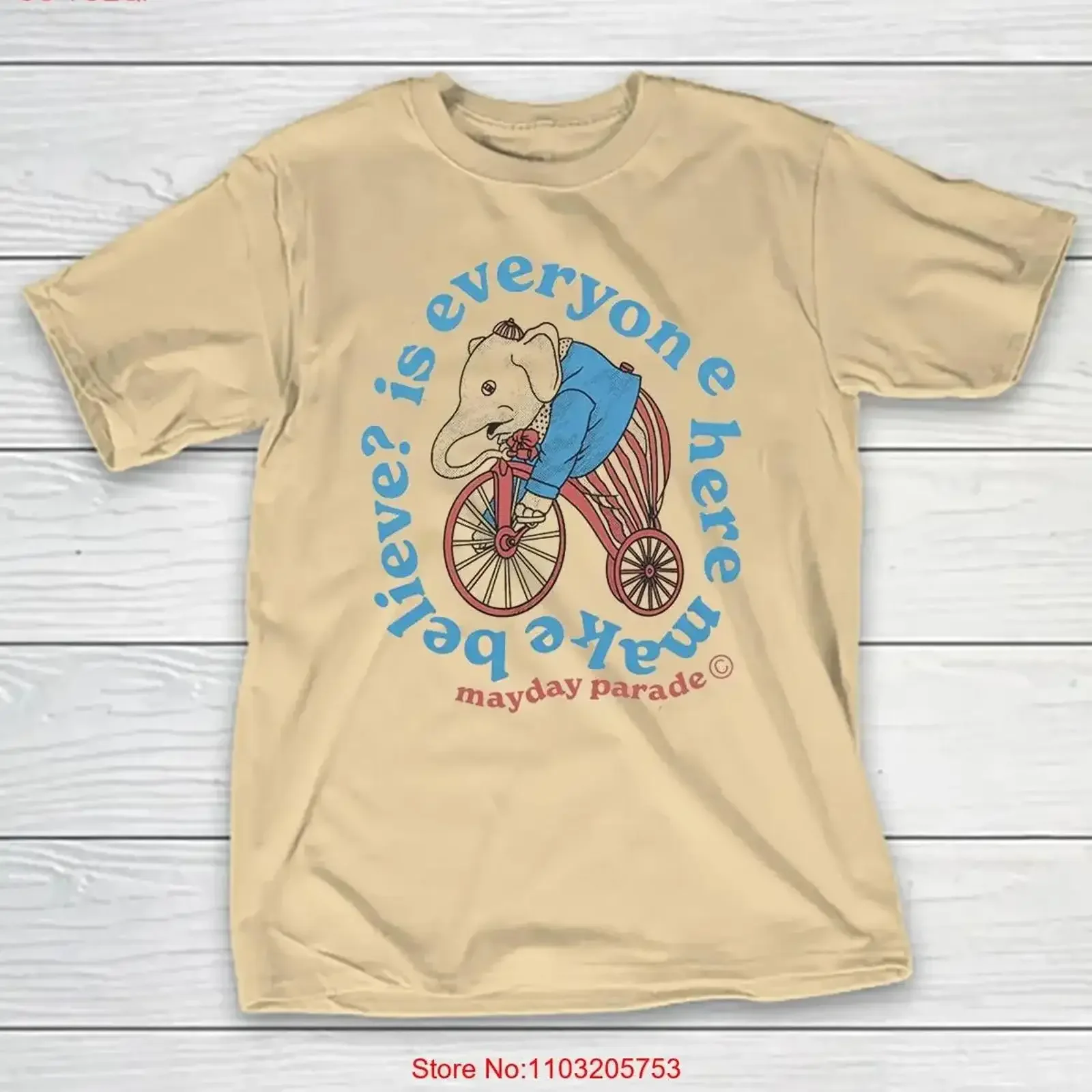 Футболка Mayday Parade Elephant BAND For Fan от S до 5XL, винтажная стираная универсальная уличная одежда MD56, слегка повседневная стильная винтажная одежда