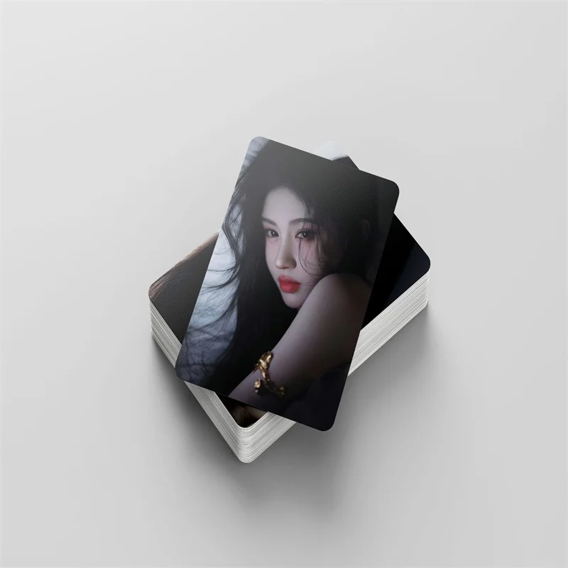 Фото KPOP 55 шт./компл. лазерная карта Ju Jing Yi Cecily альбом LOMO открытка голографическая карта фотокарта блестящая коллекция карт подарок №4