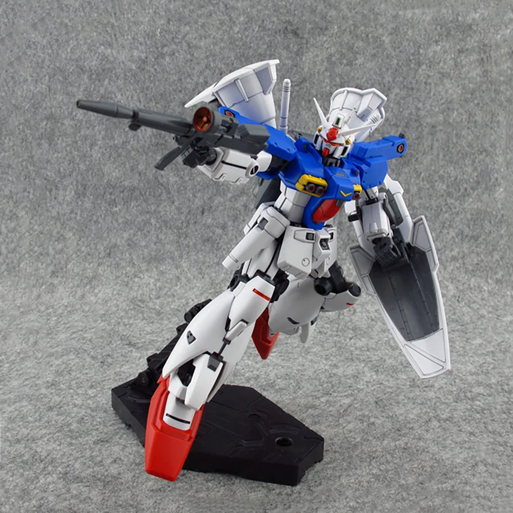 Фото Женская оригинальная Bandai Gundam HGUC 1/144 телефон GP01Fb полный Vernian Zephyranthes аниме экшн-модель игрушка Коллекционная фигурка подарок №5