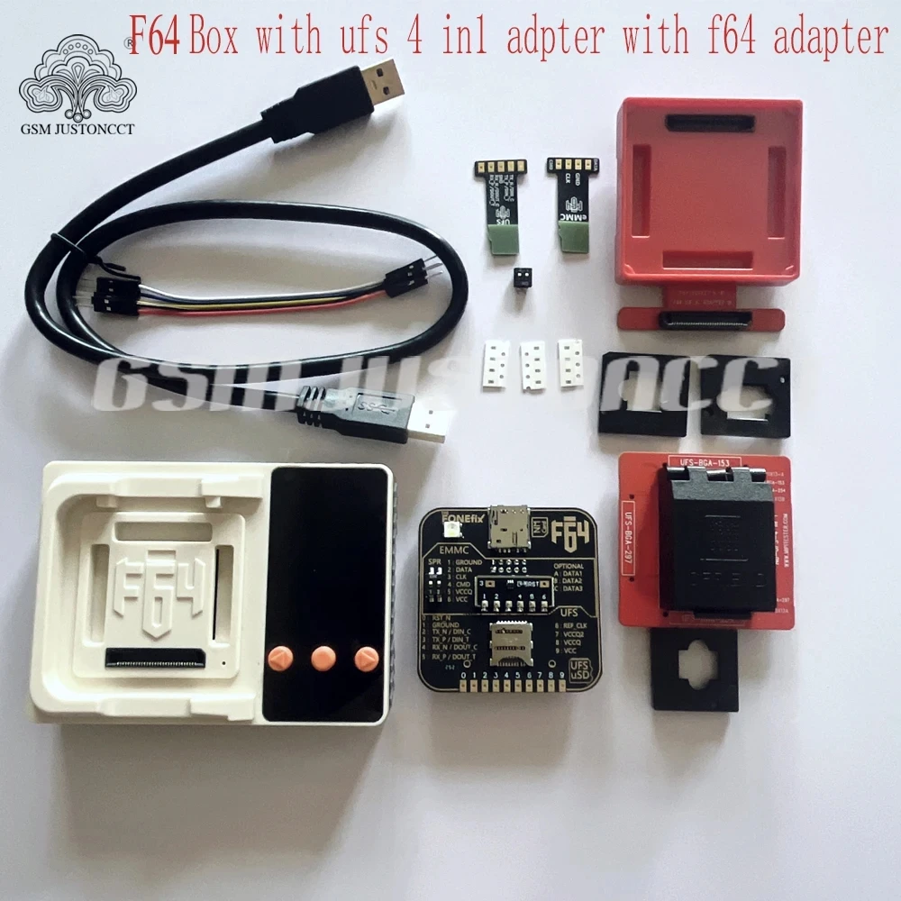 Фото Новый ящик F64 lite 2025 года с icfriend ufs 4 в 1 с адаптером f64, полный комплект №5