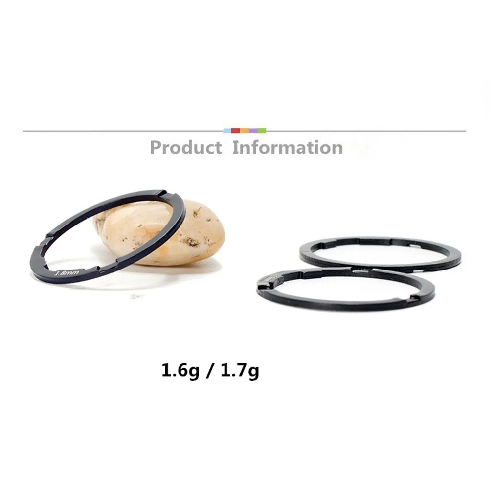 Разделитель Freehub AL6061 1,8/2 мм, кассета из алюминиевого сплава для регулировки велосипедного нижнего кронштейна/маховика/ступицы, запчасти, аксессуары