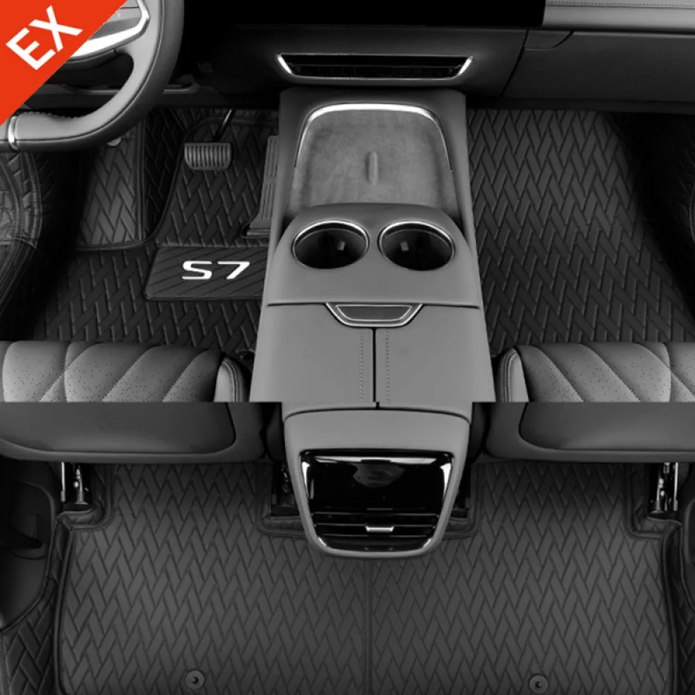 Фото Для CHANGAN Deepal S7 2023-2024 автомобильные аксессуары кожаный коврик для сиденья коврик для ног износостойкий водонепроницаемый антигрязный хит ковер №2