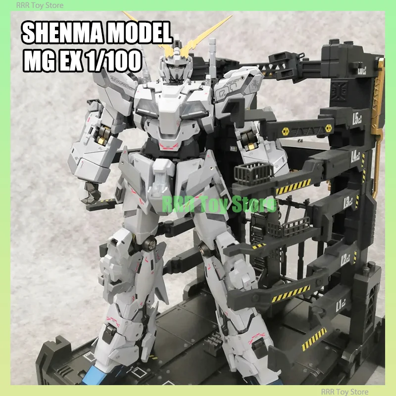 В наличии модель SHENMA MG 1/100 MGEX Unicorn Ver Ka, сборная модель, комплект со световой фигуркой, пластиковые модели, наборы игрушек, подарок Игровые фигурки и трансформеры