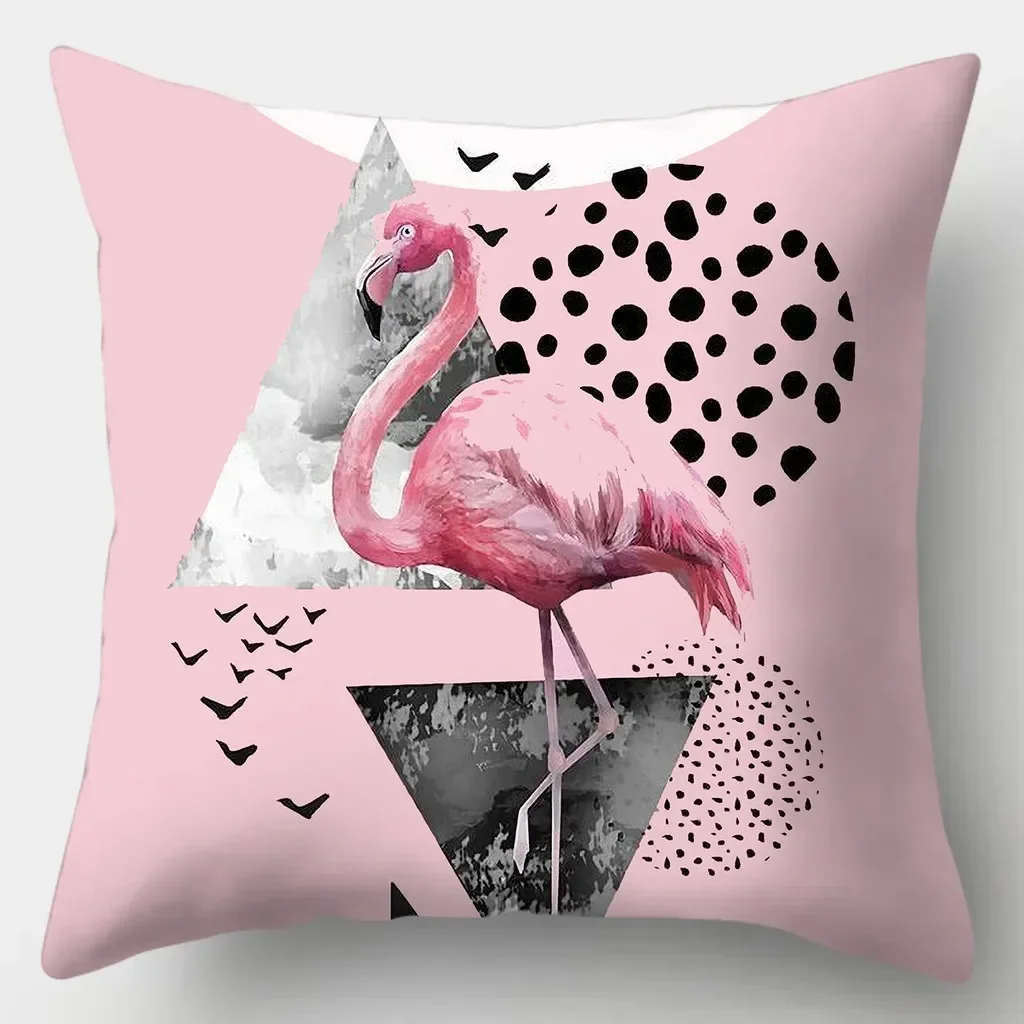 Flamingo tropis sarung cetak Персиковое покрытие для дивана (art.: 3920c75279831) - 3920c75279831