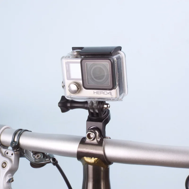 Фото Saint Trigo для Brompton складной велосипедный держатель для телефона из алюминиевого сплава аксессуары для модификации Gopro CNC PP велосипедные детали №4