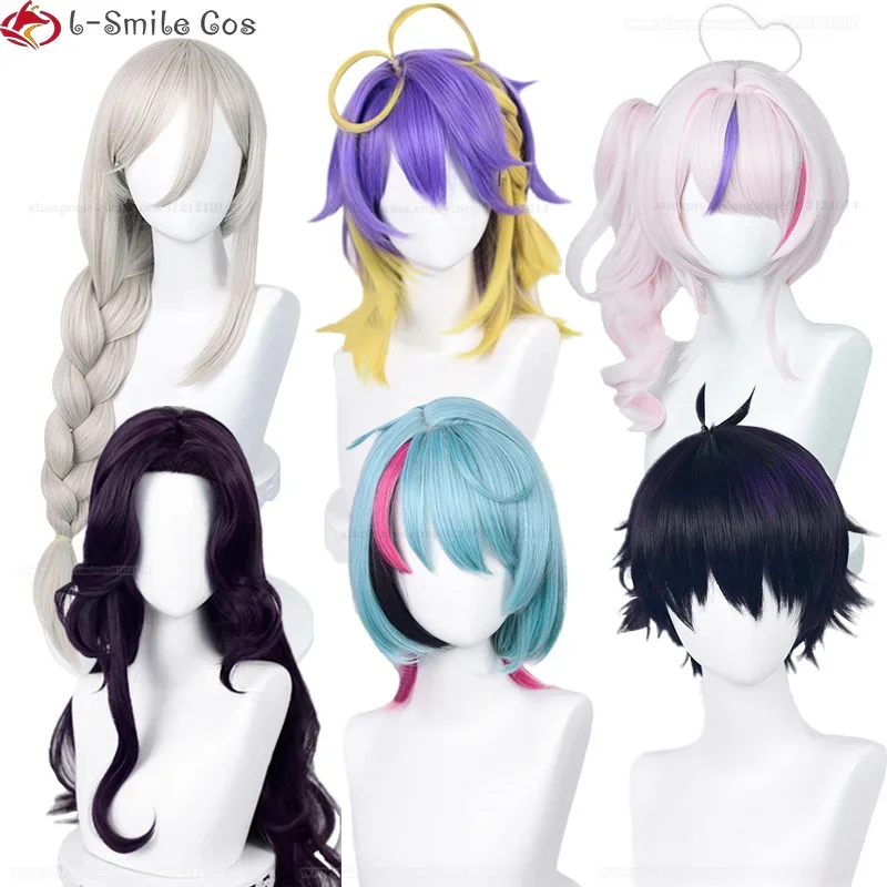 Фото VTuber ILUNA Maria Marionette Aster Arcadia Kyo Kaneko Scarle Yonaguni Aia Amare Ren Zotto Risotto Косплей Парик Парик Аниме Парики №2