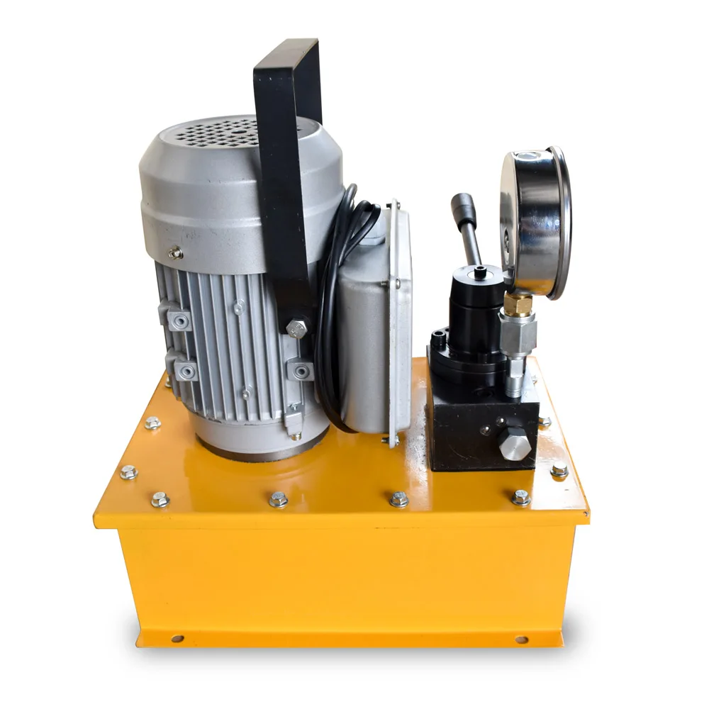 Фото Pompe Hydraulique 220 В Электрический насос Hidrolik Pompa 700 бар Масляный насос высокого давления 10000 фунтов на квадратный дюйм Гидравлический блок питания №3