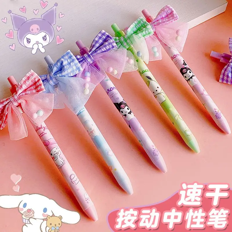 Фото Kawaii Sanrio мультфильм аниме Kuromi моя мелодия почтовый пояс Коричный милый лук фотография канцелярские принадлежности №4