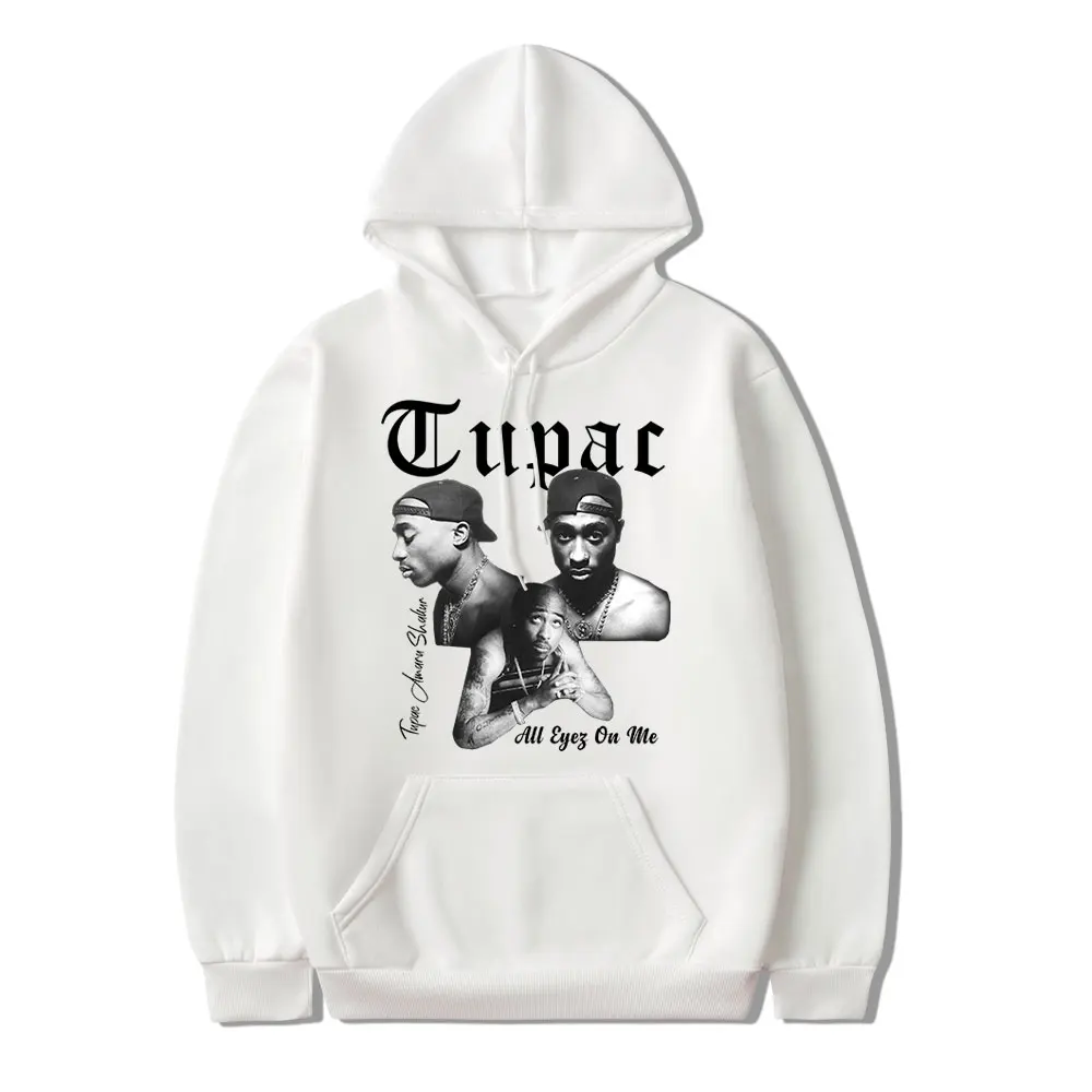 Раппер Tupac 2pac cetak priaЖенская толстовка katun kasual ukuran besar atasan modis tren pakaian uniseks (art.: 3920c43de35b5) - 3920c43de35b5
