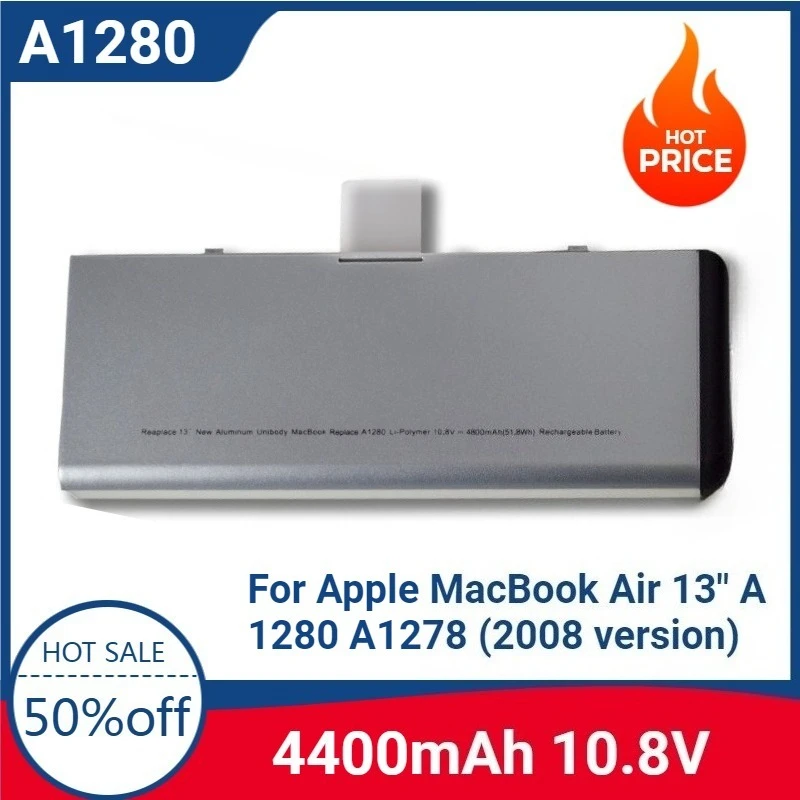 Новый высококачественный аккумулятор для ноутбука A1280 для Apple MacBook Air 13 дюймов A1280 A1278 (версия 2008 г.) MB466*/A MB466CH MB467 MB771