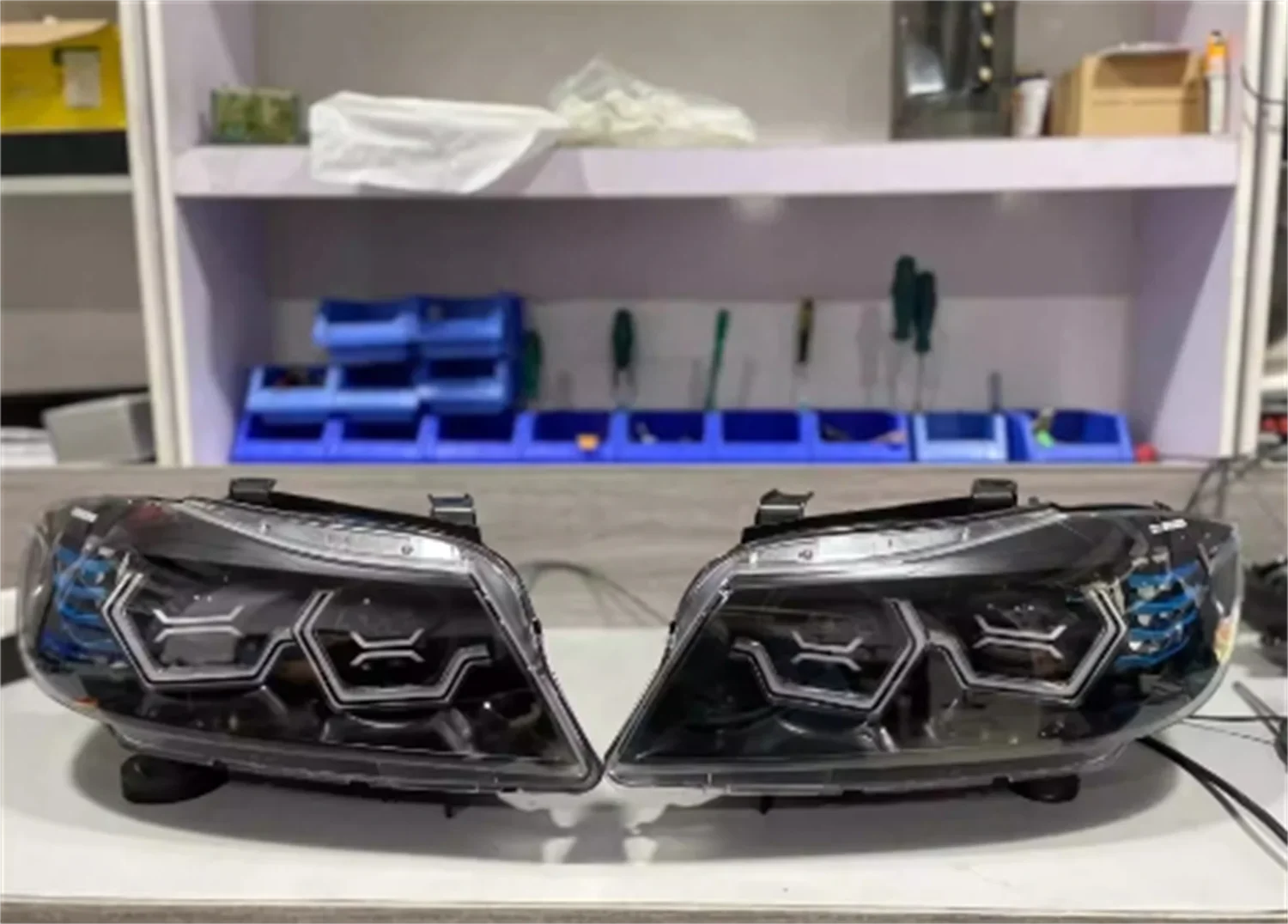 Автомобильные светодиодные фары для BMW E90, модифицированные OSS DRL, дневные ходовые огни, указатель поворота