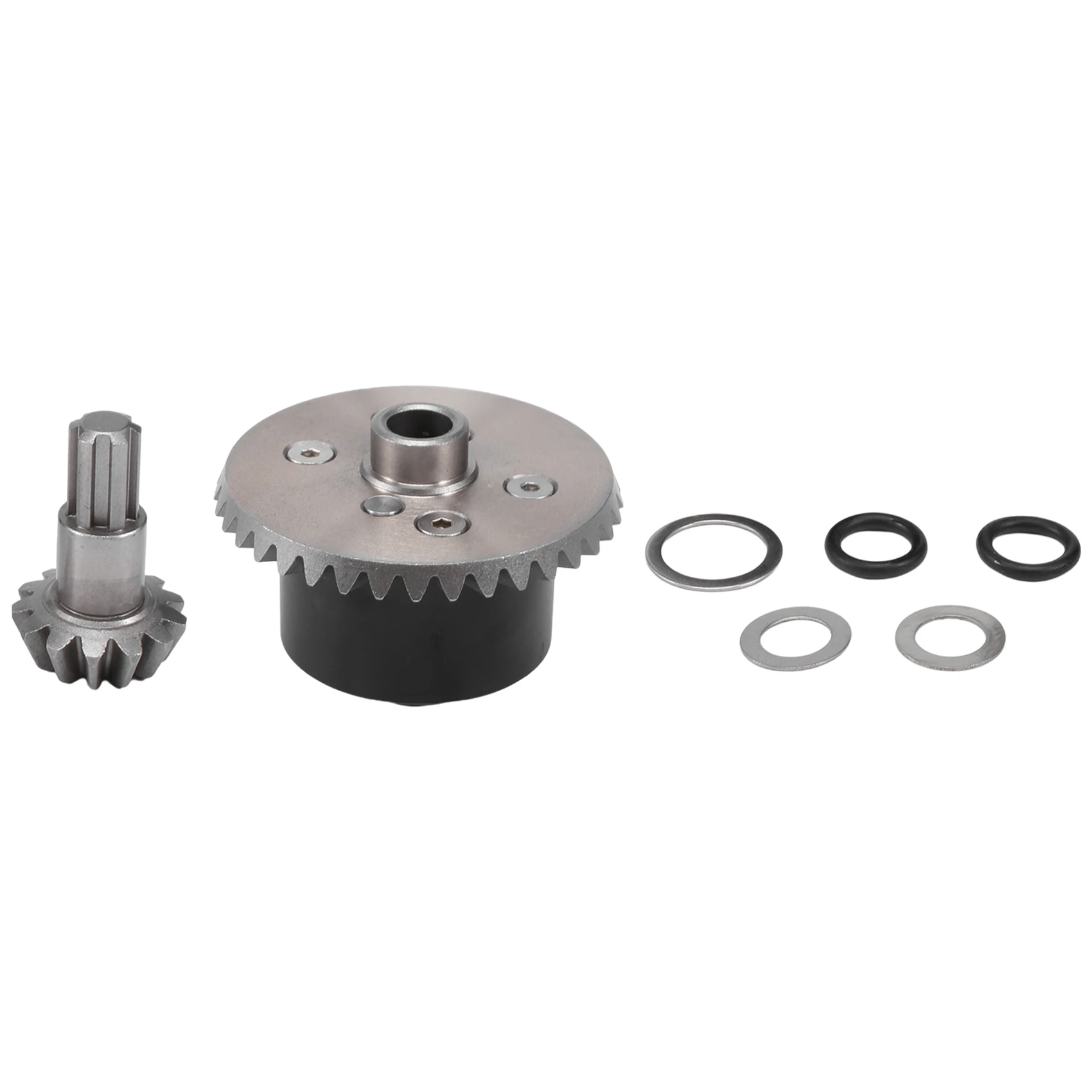 Металл Diff чехол Diff Gear 37T Входная передача 13T для ARRMA 1/10 Kraton Senton Big Rock Granite Outcast 4X 4 запчасти для модификации, 5